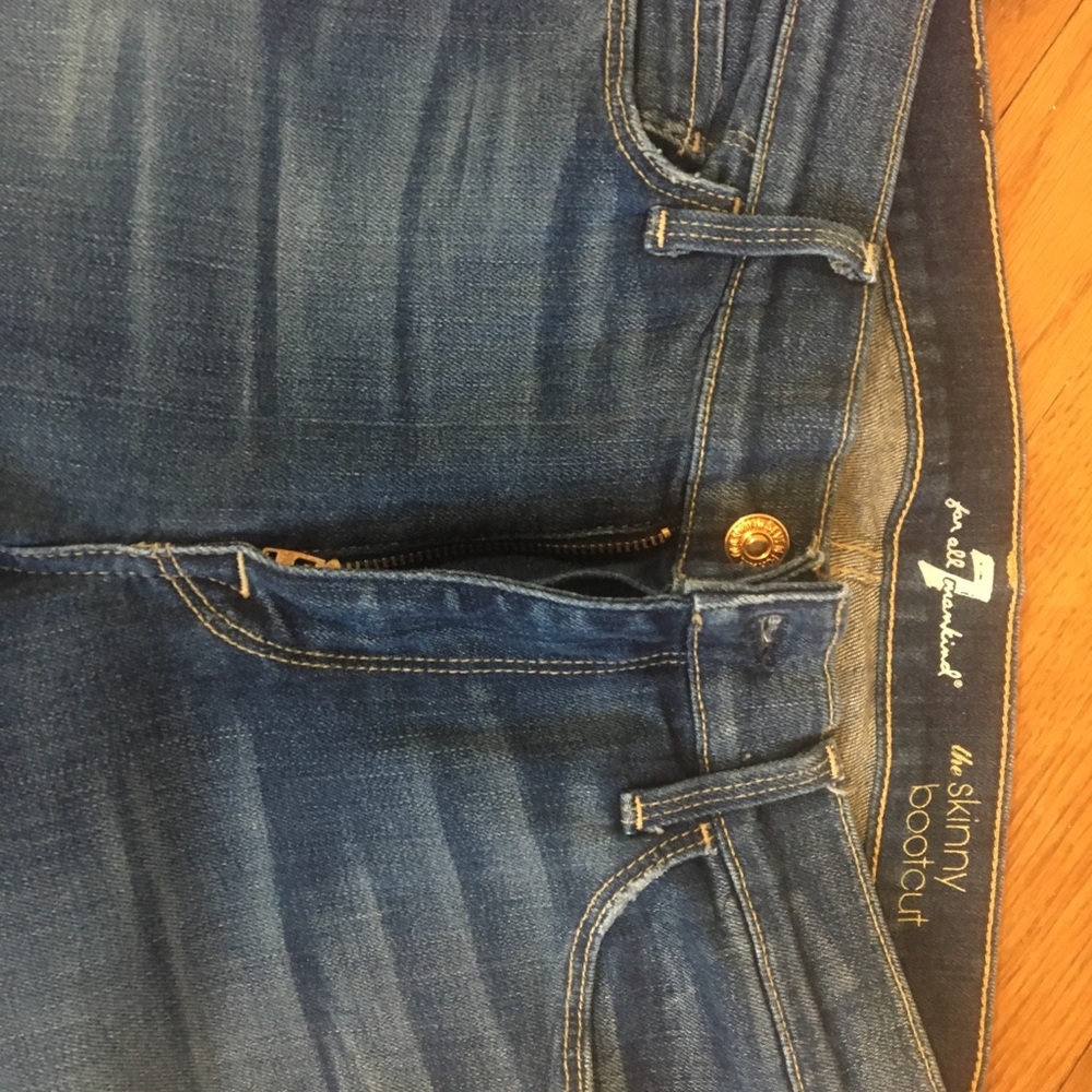 Sevens skinny boot jean 27 waist 27 midseam